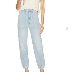 Mother The Wrapper Patch Springy Ankle Jeans Size 25